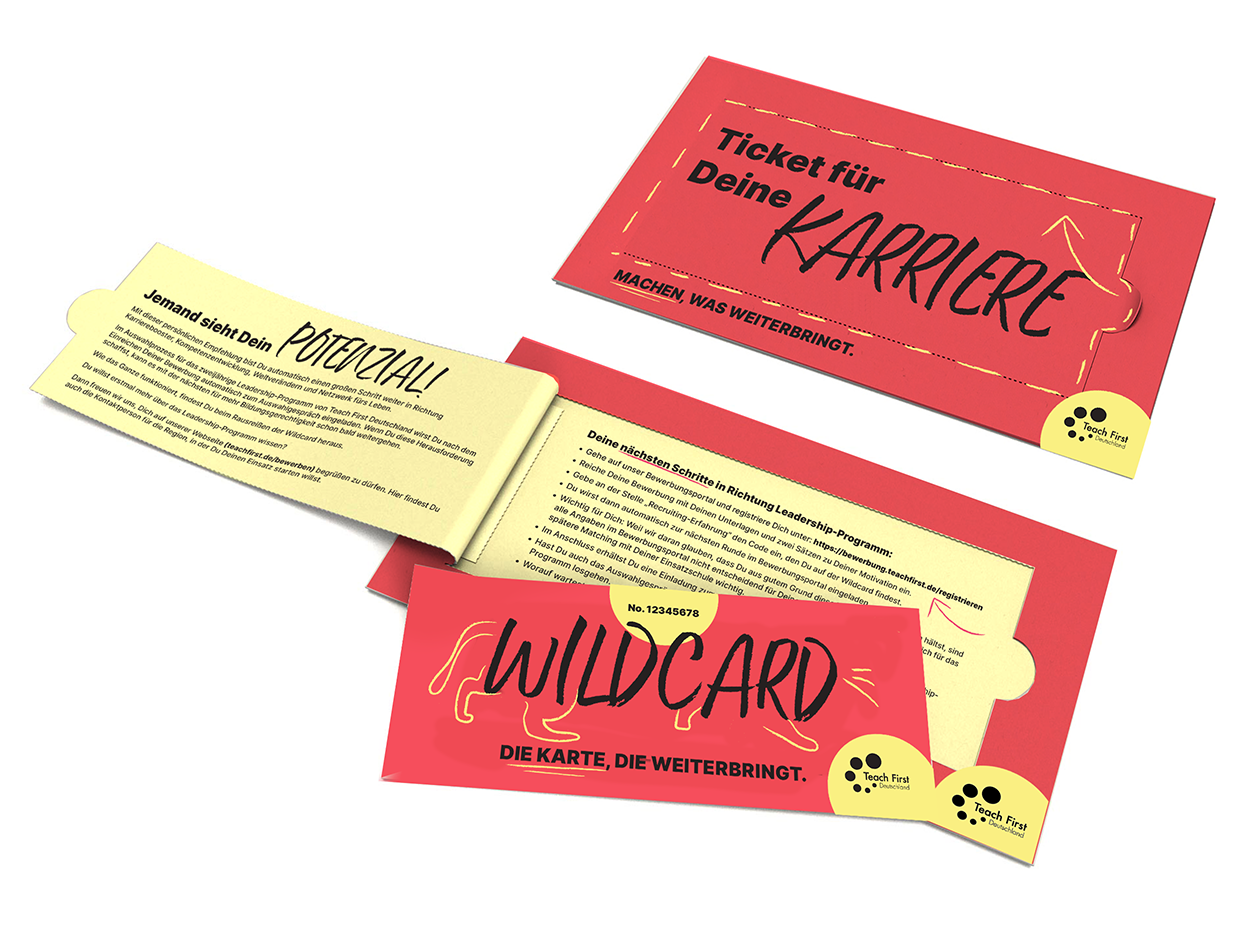 Druck: Wildcard Teach First